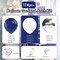 Navy Blue Silver Balloons Garland Kit Blue White Silver Confetti Balloons Different Sizes for Graduation Birthday Party Baby Shower Party Decorations